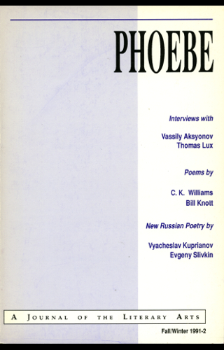 Issue 21.1 Fall 1991